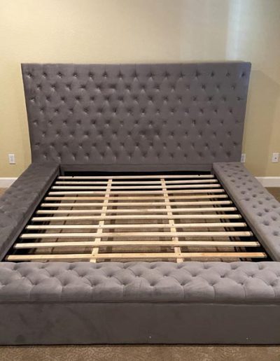 Bed frame installation and assembly