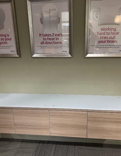 Credenza installation and assembly