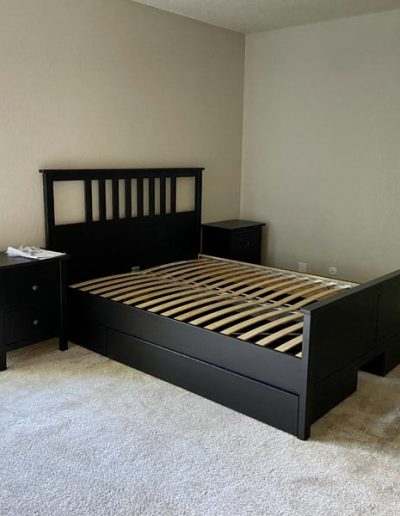Storage bed with Nigthstands installation and assembly