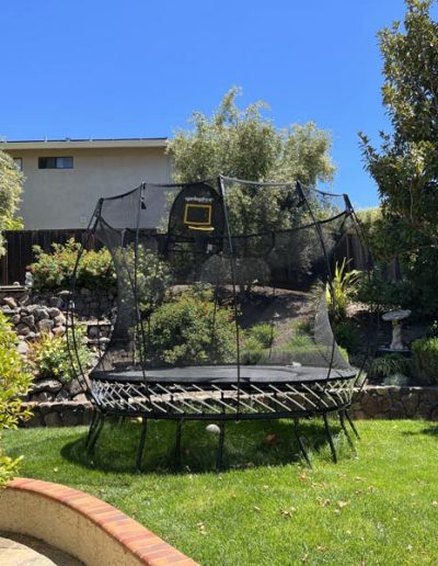 SpringFree trampoline installation and assembly