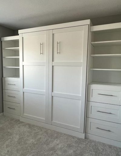 Wall bed with side cabinets installation and assembly