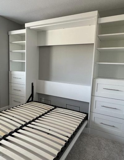 Wall bed with side cabinets installation and assembly