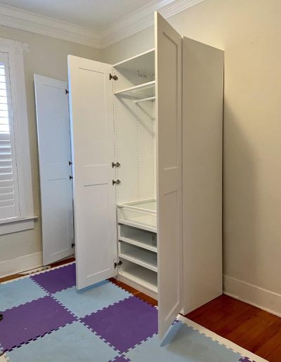 Ikea PAX white installation and assembly