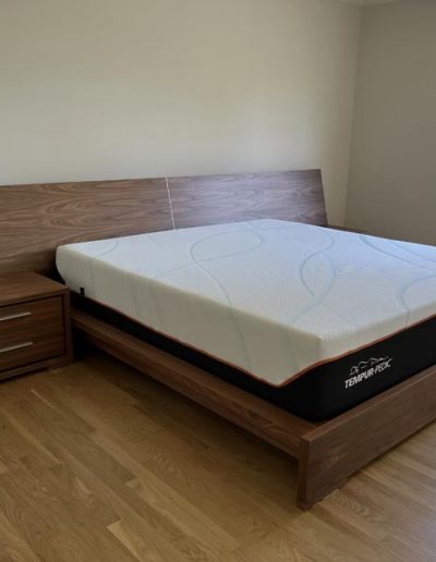 Bed frame with headboard and nigthstands installation and assembly
