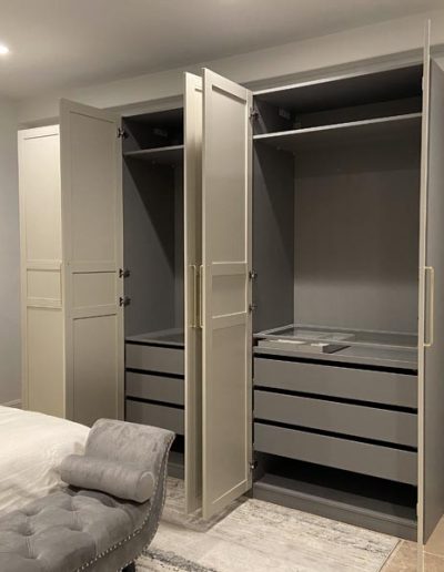 Ikea PAX gold installation and assembly