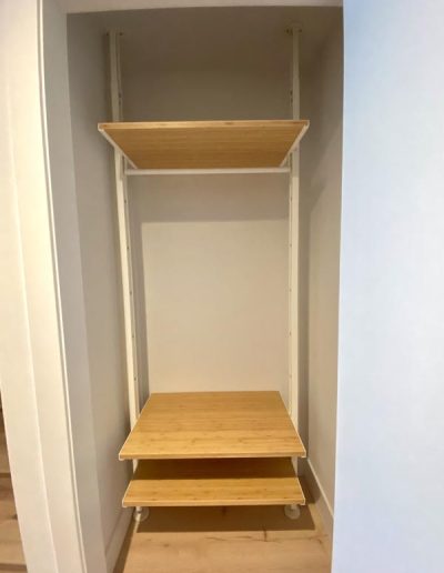 Ikea Elvarli closet system installation and assembly