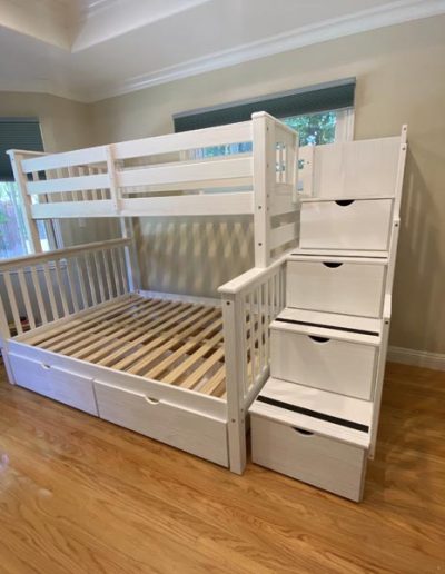 Bunk Bed with stairs and storage installation and assembly
