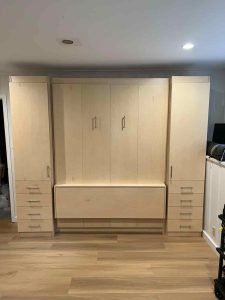 5 bredabeds Murphy bed open installation in San Jose