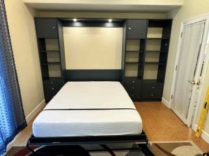Murphy bed with cabinet blue Breda in San Mateo.