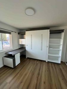 Murphy bed with cabinet and desk Bestar Costco in San Jose