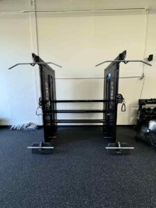 7 Adonis™ - Dual Cable Tower with Storage Installation in Santa Clara